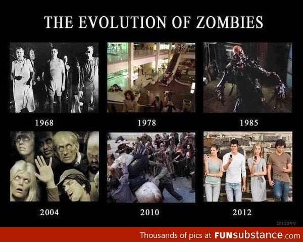 The evolution of zombies