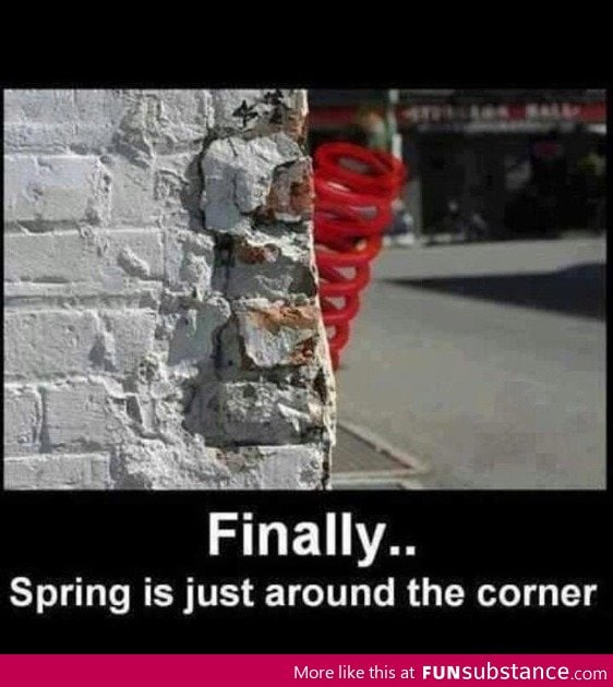 Spring is just around the corner