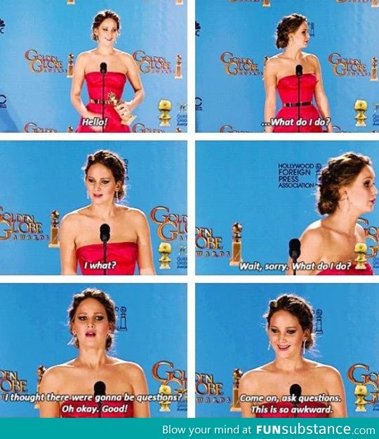 Jennifer Lawrence is so adorable