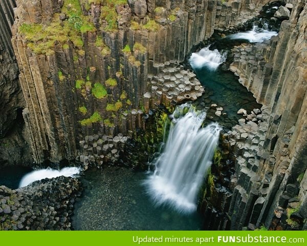 Waterfall in Iceland