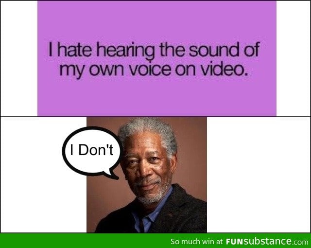 Do not like my own voice