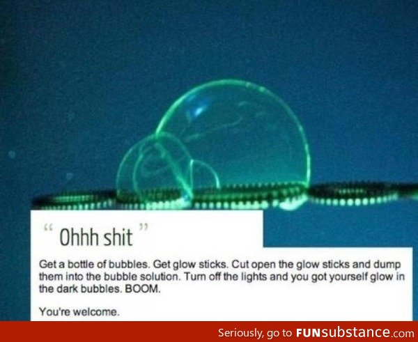 Glow bubbles