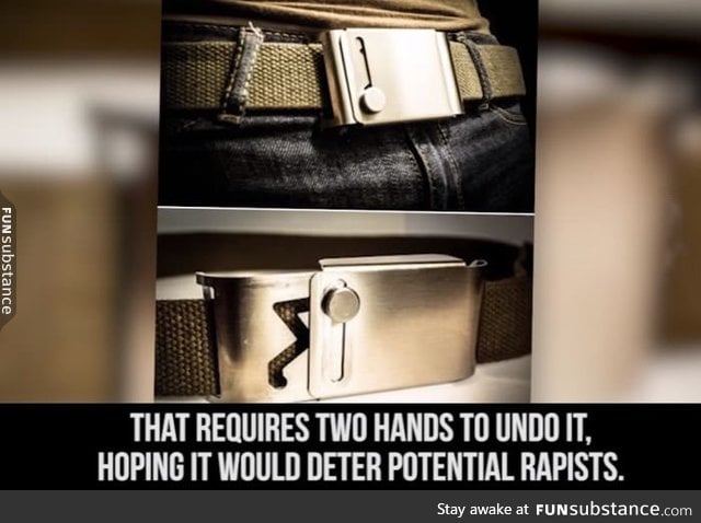 The Anti-Rape buckle