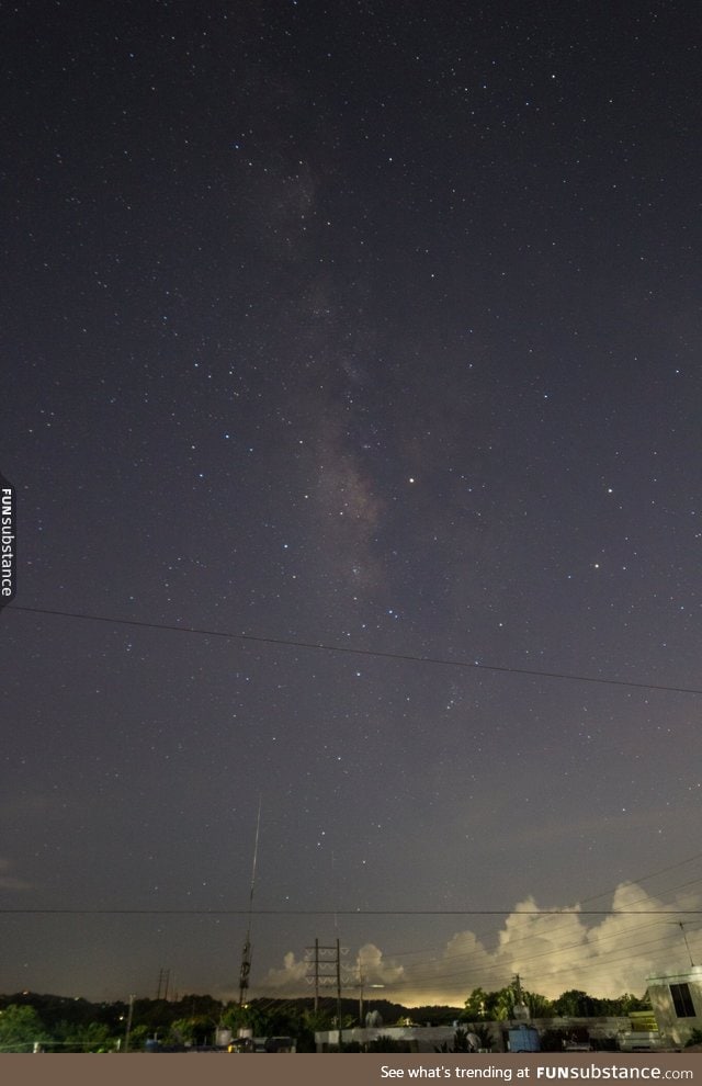 How the sky looked in Puerto Rico due to the massive blackout