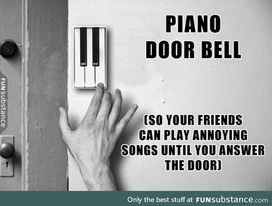 Door bell with music