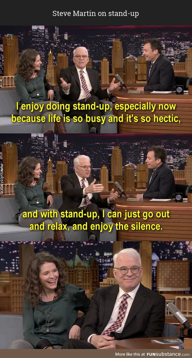 Steve Martin on stand-up