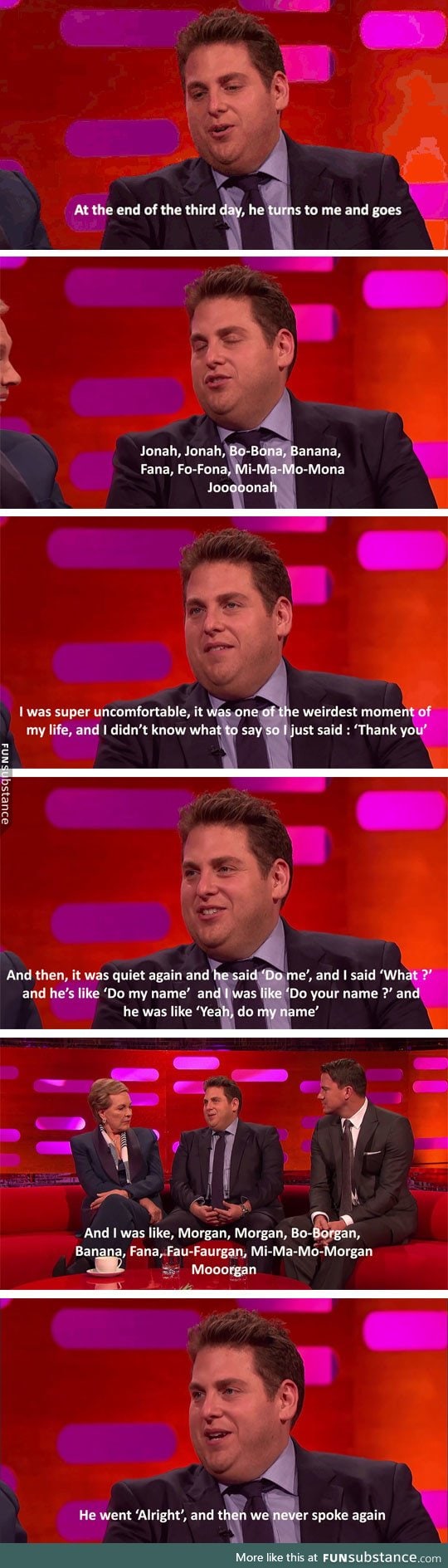 Jonah Hill meets Morgan Freeman