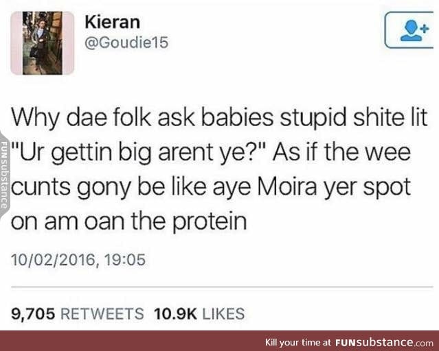 I love Scottish Twitter.