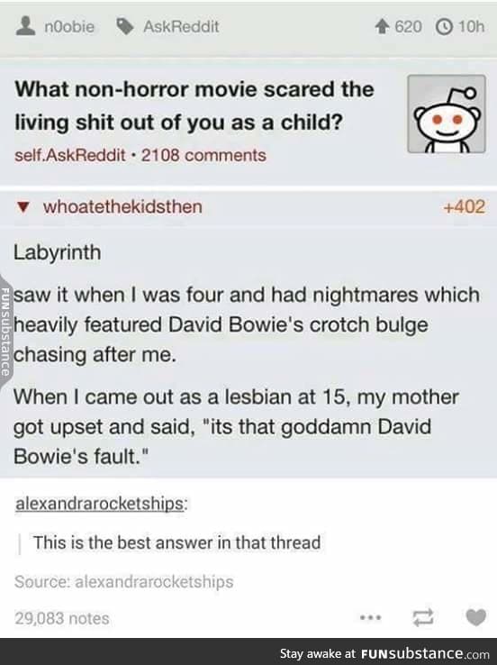 Bowies gonna get ya...