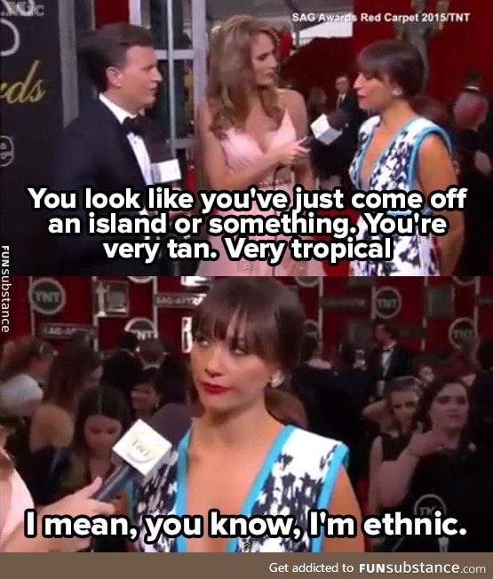 Rashida Jones responds to Reporter questions