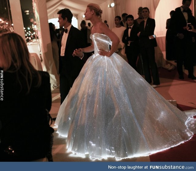 Fiber optic dress