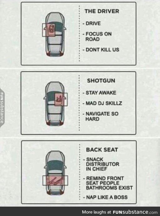 Road trip rules