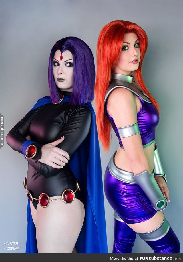 Starfire and Raven