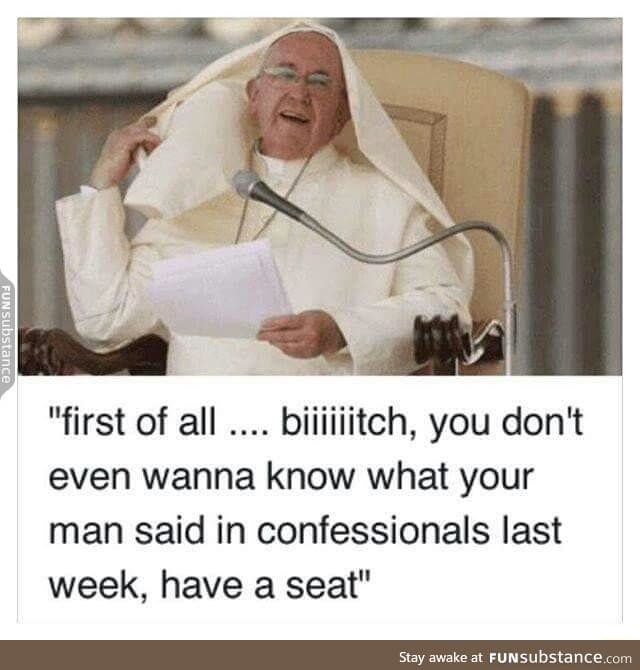 Sassy pope