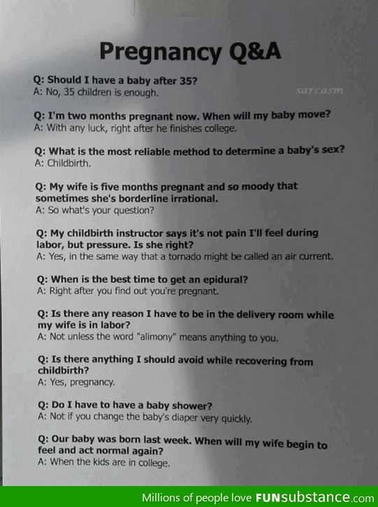 Pregnancy Questions