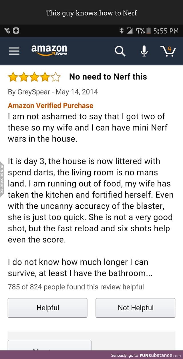 This guy knows how to Nerf