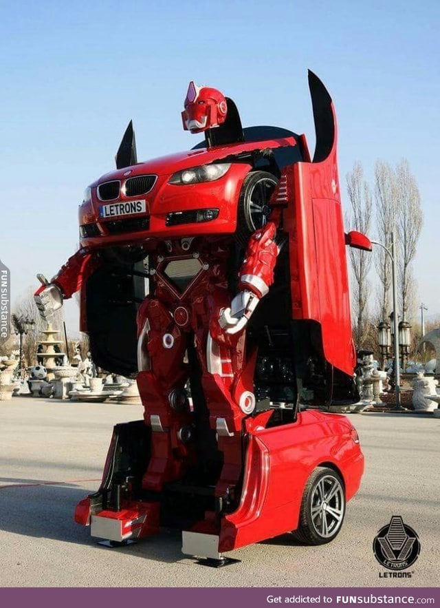 Turkish engineers made a real driveable Transformers from a BMW