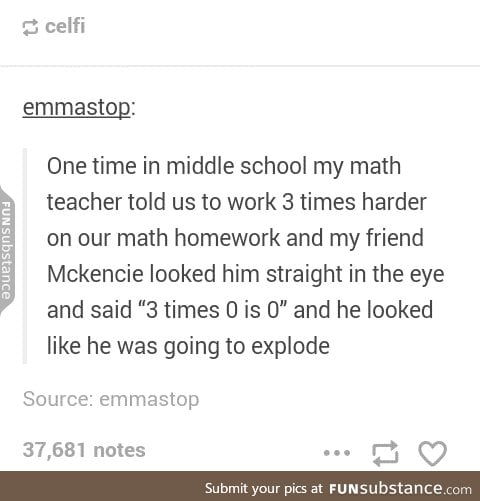 That poor teacher