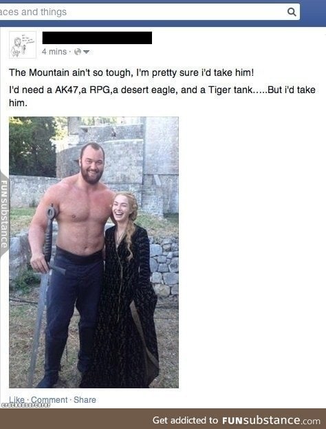 The Mountain ain't so tough