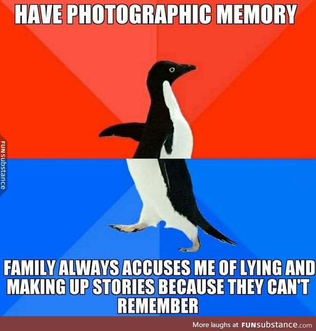 Good memory has its disadvantages