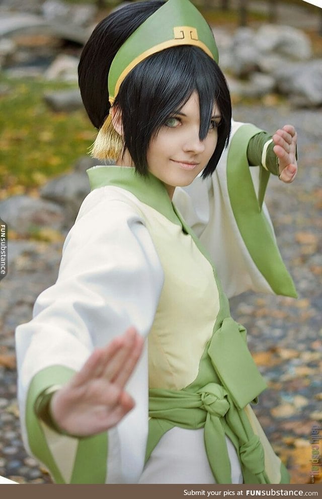 Groundbreaking toph cosplay