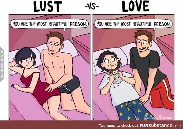 Lust vs love