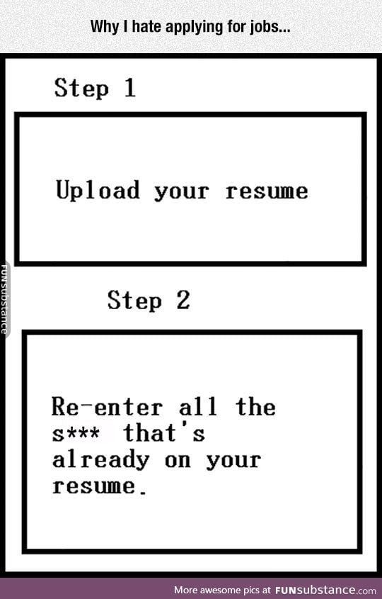Applying for jobs today