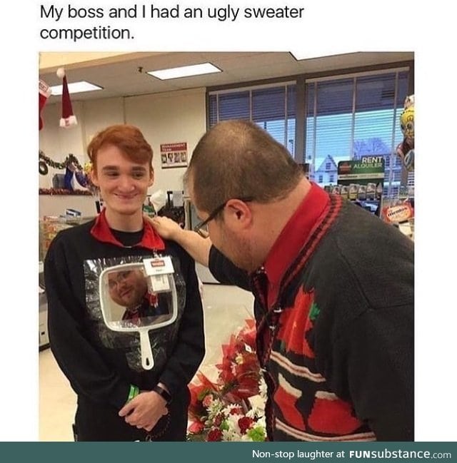 Ugly sweater competition