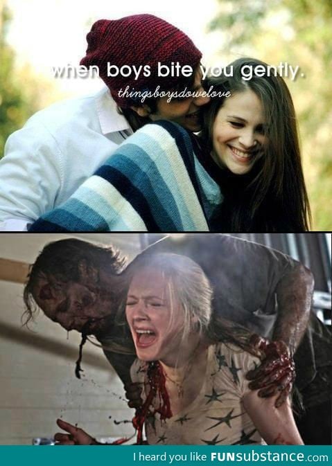 When Boys Bite You Gently