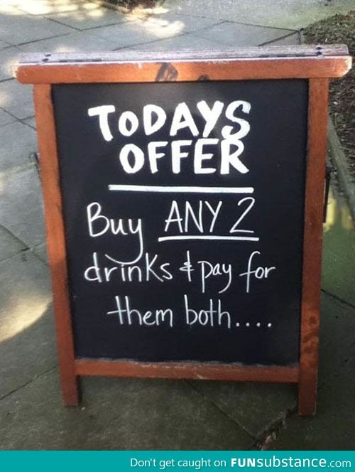 Gotta love a great offer... oh wait