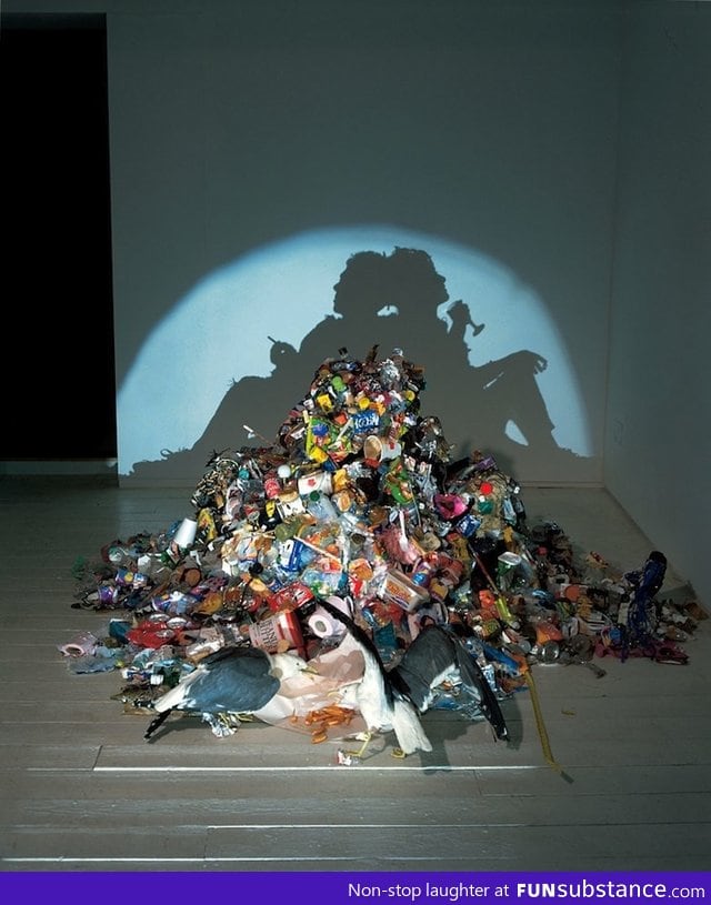 Amazing shadow sculpture by Tim Noble and Sue Webster