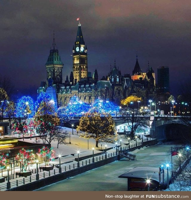 My city actually looks like this at Christmas