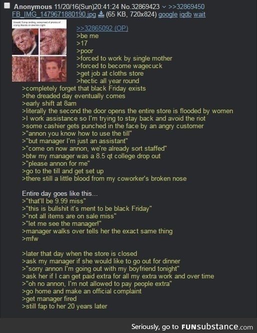 Anon gets a wagecuck job