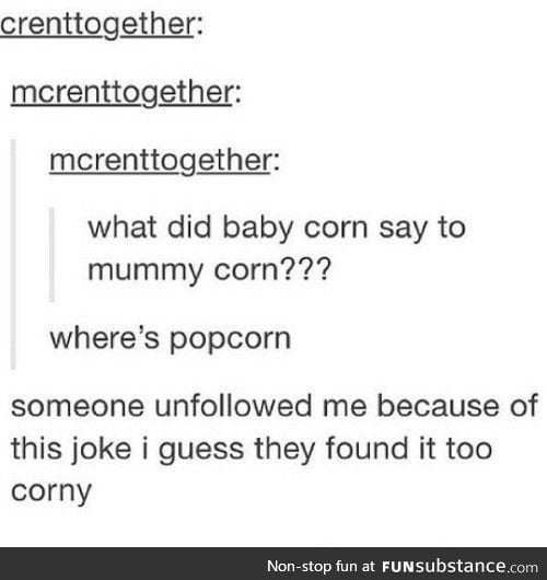 This pun is a-maize-ing