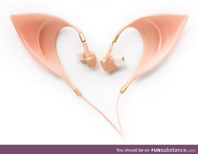 Elf ear headphones