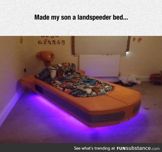 Landspeeder bed