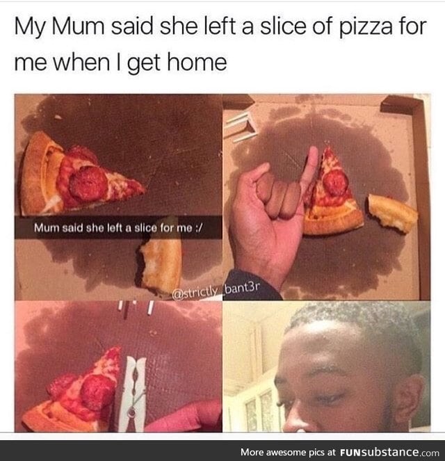 Left a slice