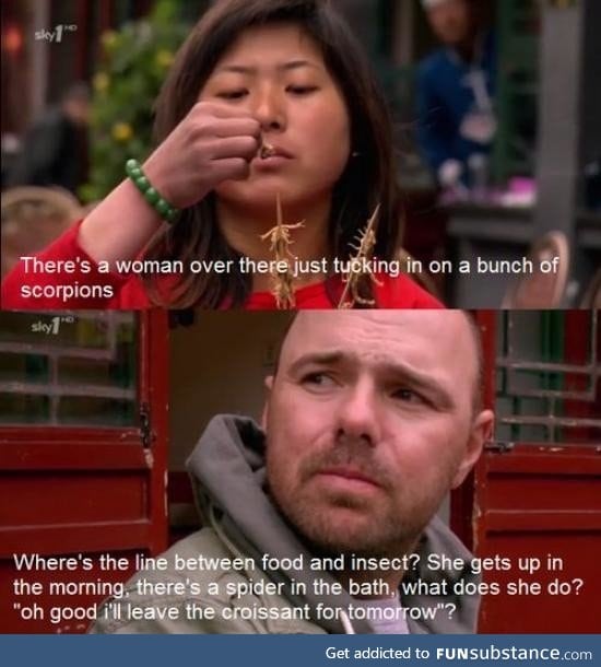 Karl Pilkington on food in China