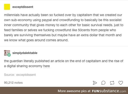 Bye bye capitalism