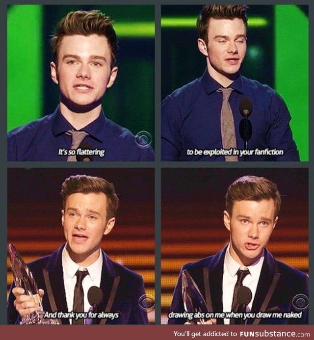 Chris Colfer is a gift