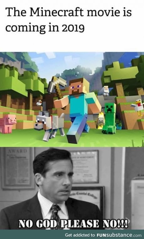 Minecraft movie in 2019