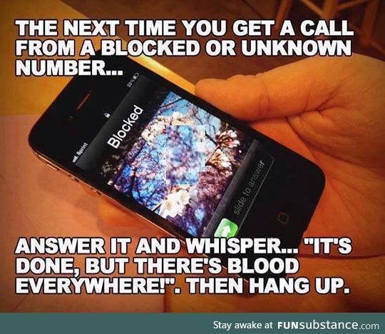 Next time you get one of these calls