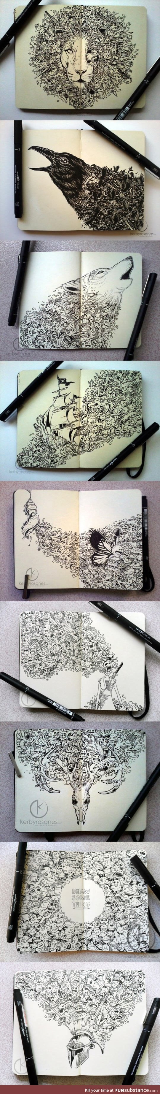 Moleskine drawings