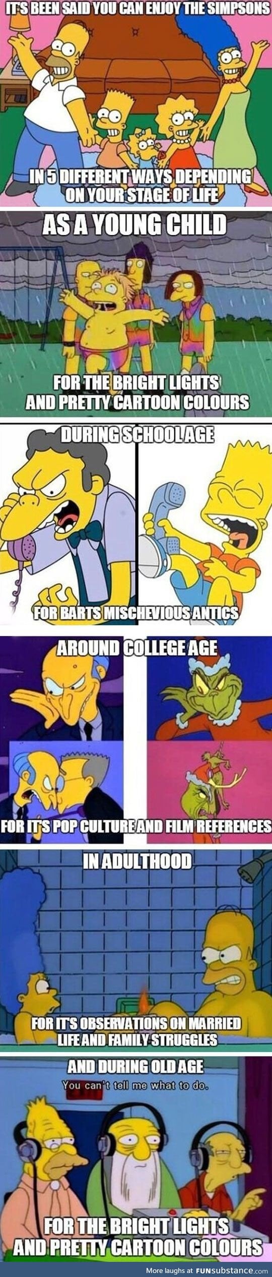 Simpsons for every age