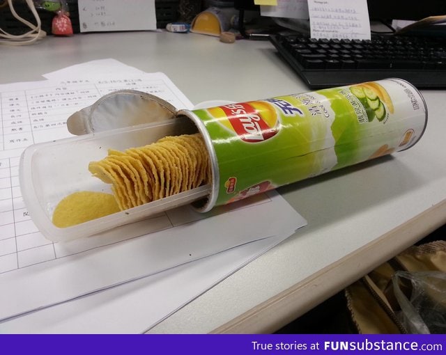 China solving the pringles problem