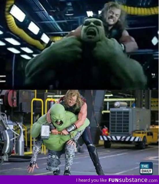 The avengers before CGI