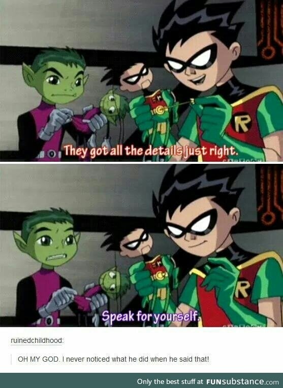 What are you looking at, Beast Boy?