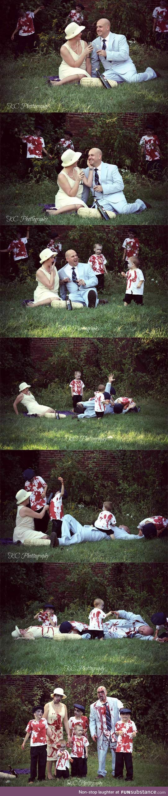 Family's Picnic Gets Interrupted