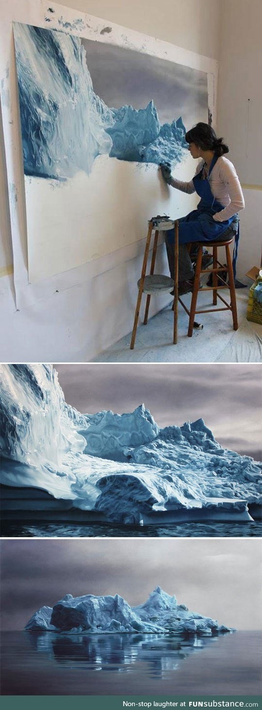 Realistic icebergs by zaria forman