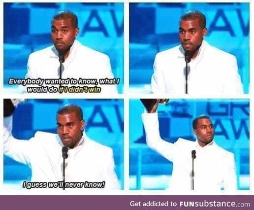 One of my favorite Kanye moments